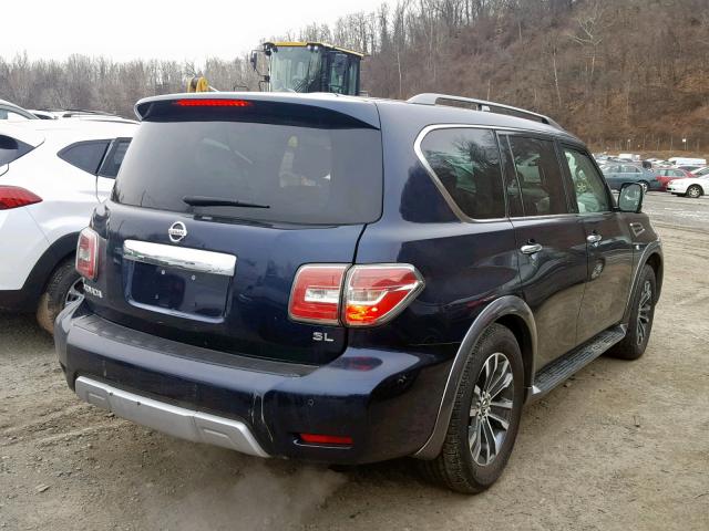 JN8AY2ND2J9056169 - 2018 NISSAN ARMADA SV BLUE photo 4