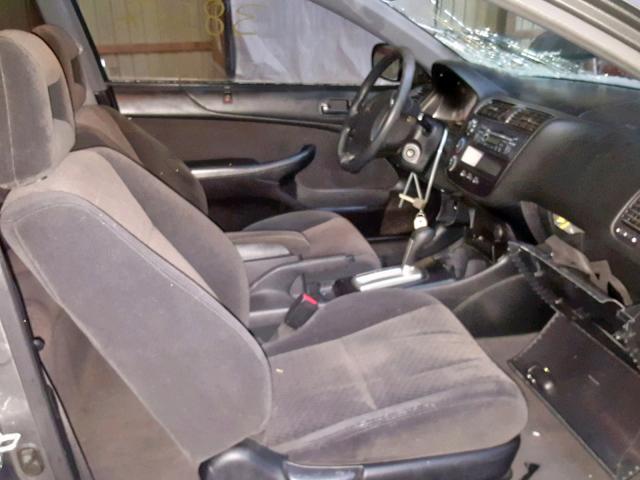 1HGEM22235L809018 - 2005 HONDA CIVIC DX GRAY photo 5