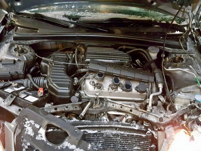 1HGEM22235L809018 - 2005 HONDA CIVIC DX GRAY photo 7