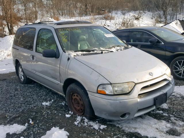 4N2ZN17T81D819148 - 2001 NISSAN QUEST GLE GRAY photo 1