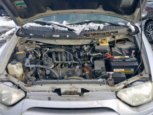 4N2ZN17T81D819148 - 2001 NISSAN QUEST GLE GRAY photo 7