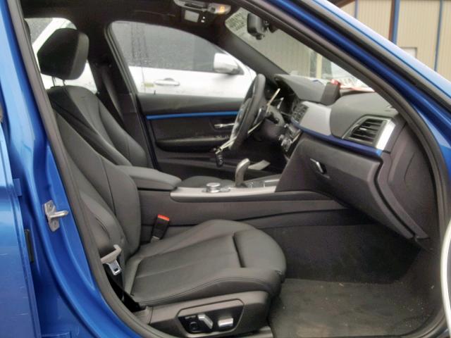 WBA8B3C54JK384759 - 2018 BMW 340 I BLUE photo 5