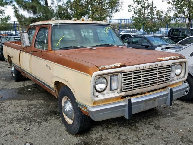 D26BD7S170661 - 1977 DODGE PICKUP GOLD photo 1