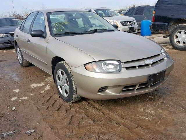 1G1JF52F547314380 - 2004 CHEVROLET CAVALIER L GOLD photo 1