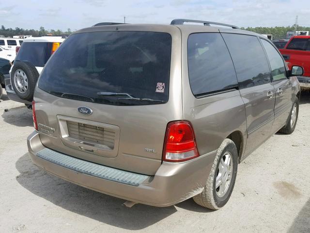 2FMZA52285BA57810 - 2005 FORD FREESTAR S BEIGE photo 4