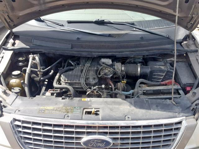 2FMZA52285BA57810 - 2005 FORD FREESTAR S BEIGE photo 7