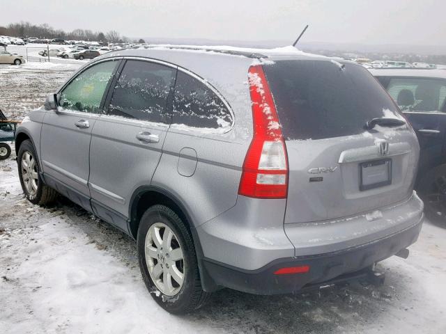 JHLRE387X8C022726 - 2008 HONDA CR-V EXL SILVER photo 3