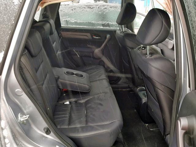 JHLRE387X8C022726 - 2008 HONDA CR-V EXL SILVER photo 6