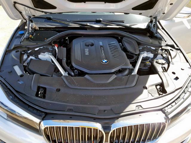 WBA7E2C50JB214900 - 2018 BMW 740 I WHITE photo 7