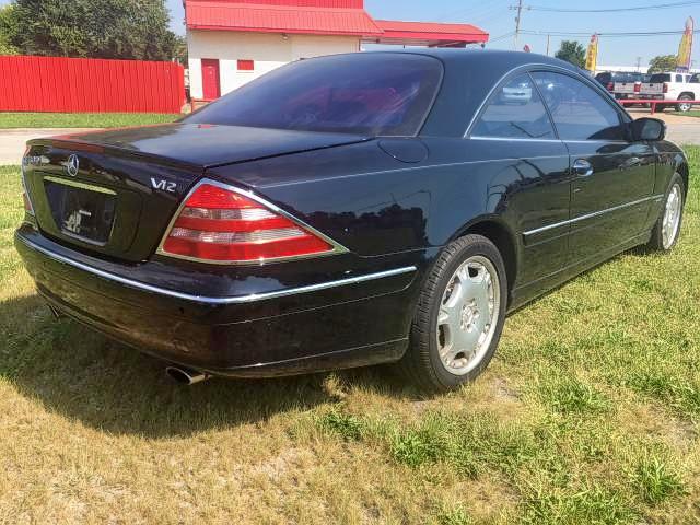 WDBPJ78J01A010569 - 2001 MERCEDES-BENZ CL 600 BLACK photo 4