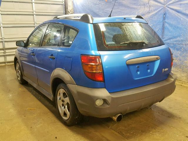 5Y2SL65897Z400114 - 2007 PONTIAC VIBE BLUE photo 3