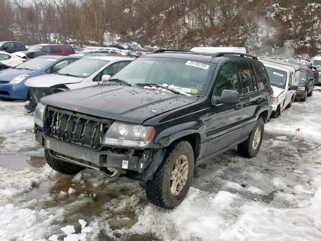 1J4GW48S23C579323 - 2003 JEEP GRAND CHER BLACK photo 2