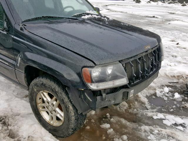 1J4GW48S23C579323 - 2003 JEEP GRAND CHER BLACK photo 9