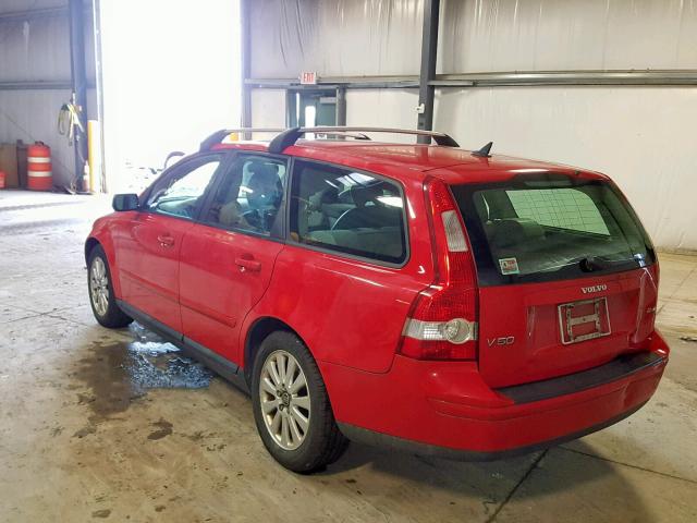 YV1MW382552052947 - 2005 VOLVO V50 2.4I RED photo 3