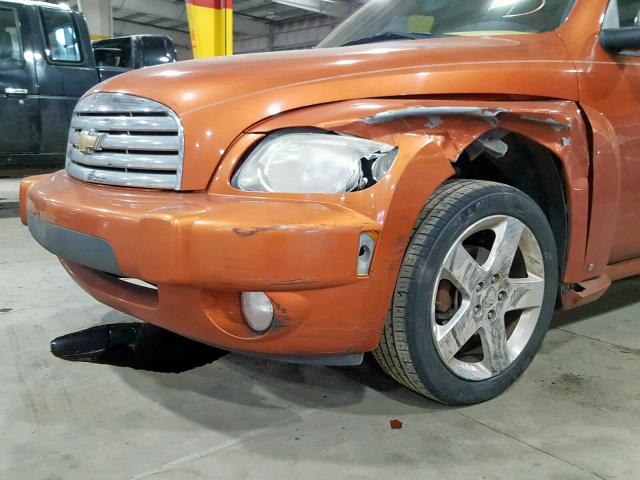 3GNDA23P76S633901 - 2006 CHEVROLET HHR LT ORANGE photo 9