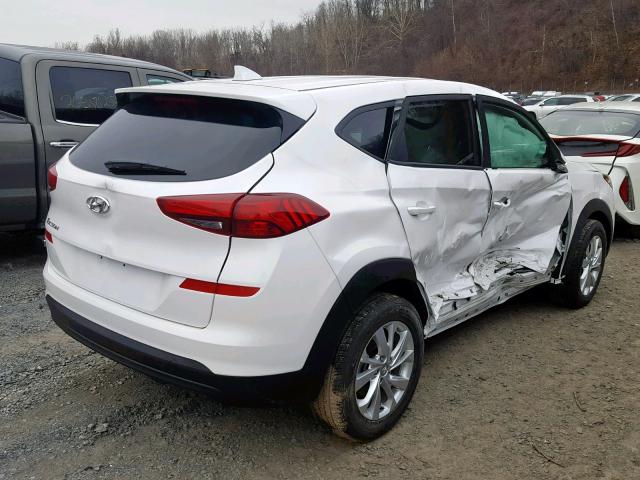 KM8J23A42KU884905 - 2019 HYUNDAI TUCSON SE WHITE photo 4