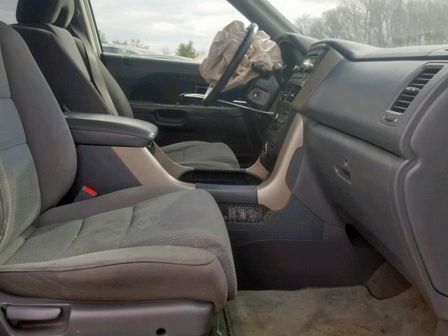 5FNYF18398B041004 - 2008 HONDA PILOT SE SILVER photo 5