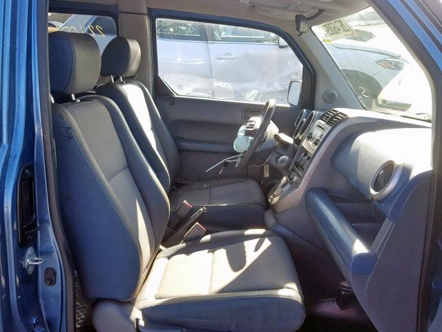 5J6YH28706L005158 - 2006 HONDA ELEMENT EX BLUE photo 5