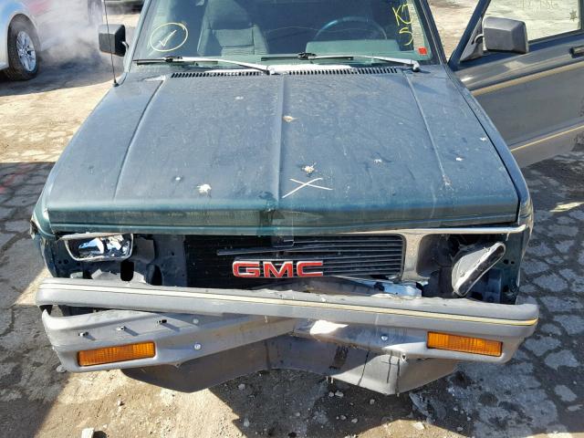 1GTCS19R4P8513455 - 1993 GMC SONOMA GREEN photo 7