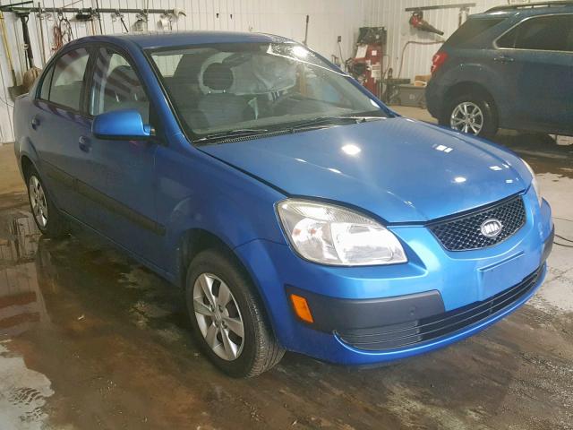 KNADE223996501207 - 2009 KIA RIO BASE BLUE photo 1