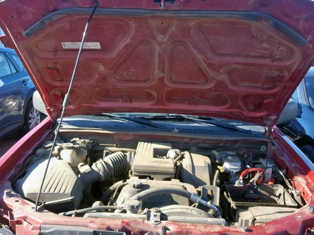 1GCDT136468217785 - 2006 CHEVROLET COLORADO RED photo 7