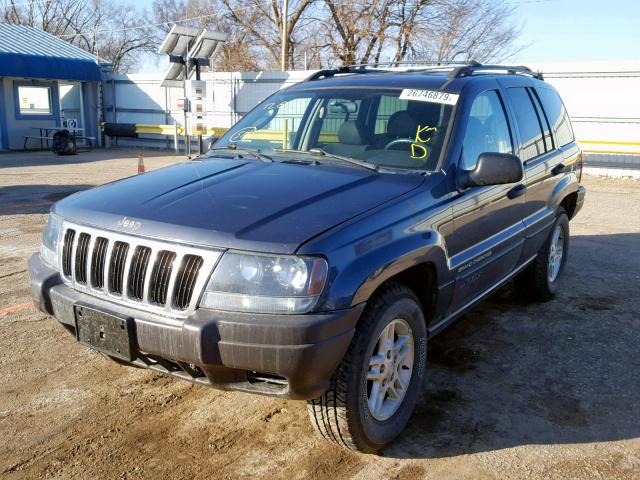 1J4GW48S73C557110 - 2003 JEEP GRAND CHER GRAY photo 2