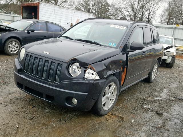 1J8FT47WX8D706389 - 2008 JEEP COMPASS SP შავი ფოტო 2