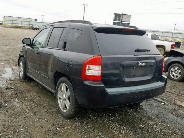 1J8FT47WX8D706389 - 2008 JEEP COMPASS SP შავი ფოტო 3
