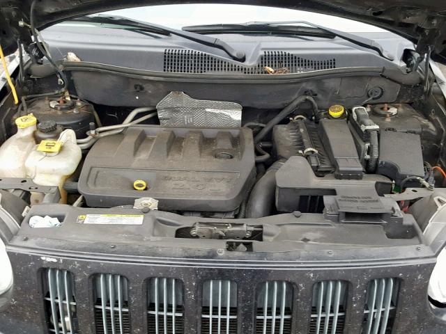 1J8FT47WX8D706389 - 2008 JEEP COMPASS SP შავი ფოტო 7