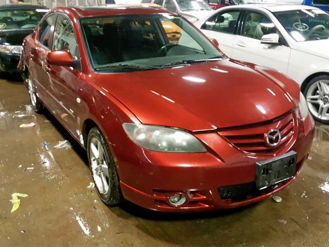 JM1BK123361459896 - 2006 MAZDA 3 S RED photo 1