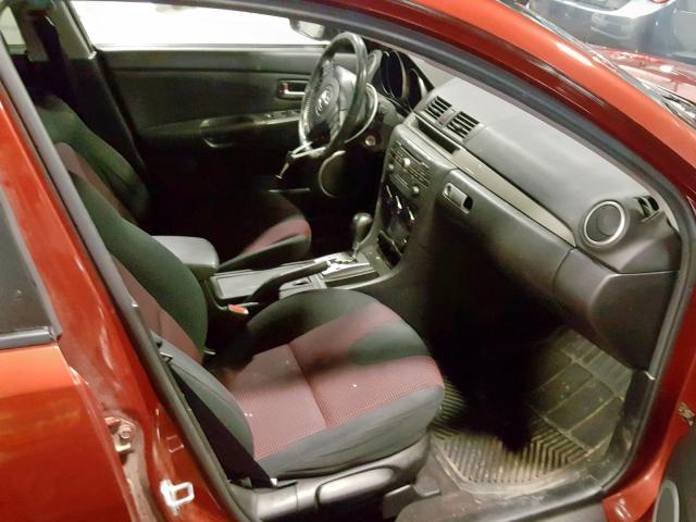 JM1BK123361459896 - 2006 MAZDA 3 S RED photo 5