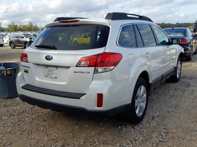 4S4BRCGC8B3421347 - 2011 SUBARU OUTBACK 2.5I PREMIUM  photo 4