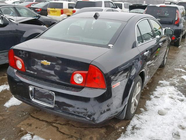 1G1ZC5E07CF152145 - 2012 CHEVROLET MALIBU 1LT BLACK photo 4