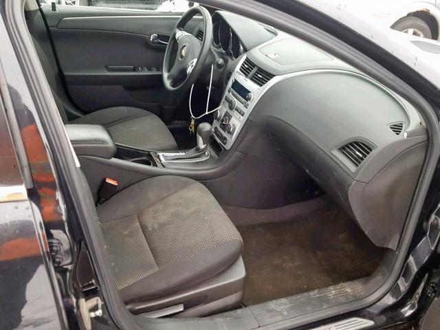 1G1ZC5E07CF152145 - 2012 CHEVROLET MALIBU 1LT BLACK photo 5