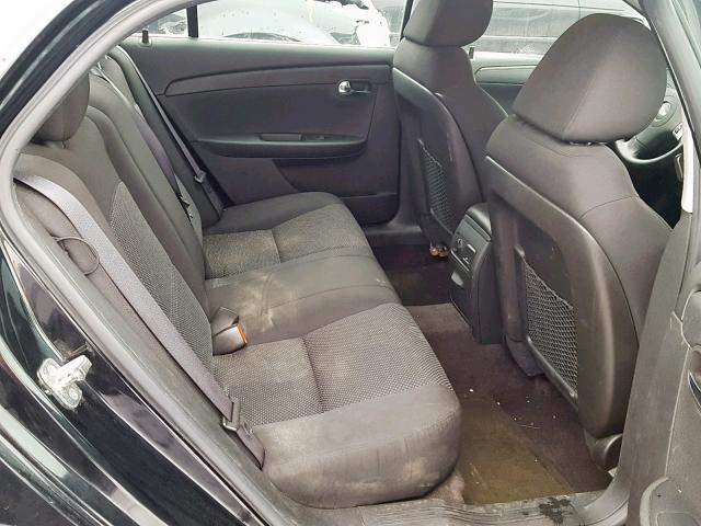 1G1ZC5E07CF152145 - 2012 CHEVROLET MALIBU 1LT BLACK photo 6