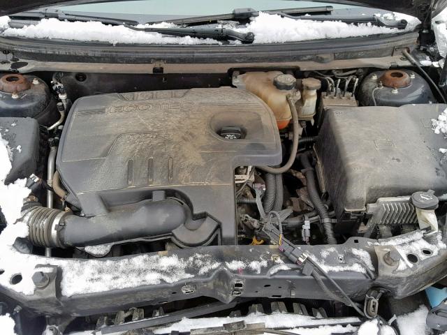 1G1ZC5E07CF152145 - 2012 CHEVROLET MALIBU 1LT BLACK photo 7