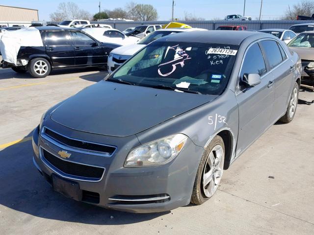 1G1ZH57B39F111584 - 2009 CHEVROLET MALIBU 1LT ნაცრისფერი ფოტო 2