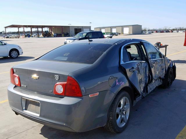 1G1ZH57B39F111584 - 2009 CHEVROLET MALIBU 1LT ნაცრისფერი ფოტო 4