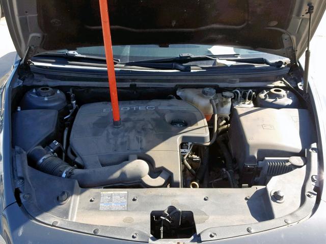 1G1ZH57B39F111584 - 2009 CHEVROLET MALIBU 1LT ნაცრისფერი ფოტო 7