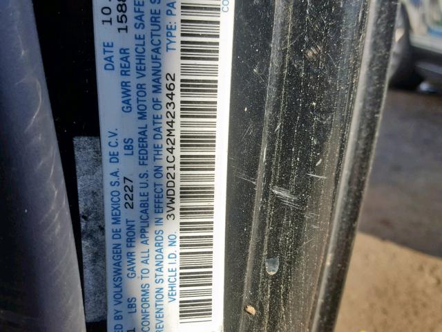 3VWDD21C42M423462 - 2002 VOLKSWAGEN NEW BEETLE Qara foto 10