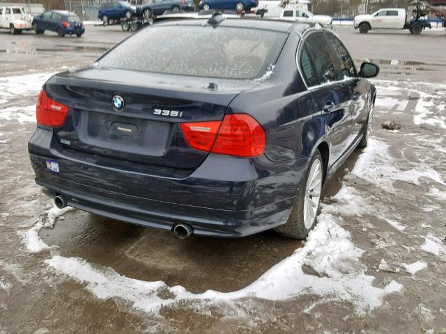 WBAPL3C5XAA407878 - 2010 BMW 335 XI BLUE photo 4