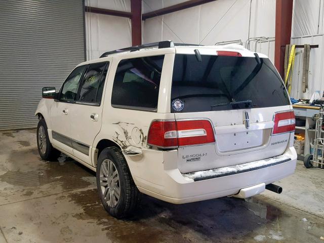 5LMFU28517LJ09126 - 2007 LINCOLN NAVIGATOR 白色 照片 3