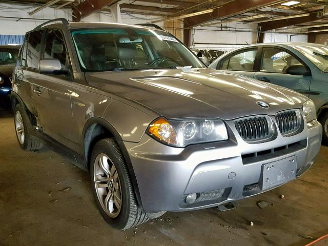 WBXPA93406WG83456 - 2006 BMW X3 3.0I GRAY photo 1