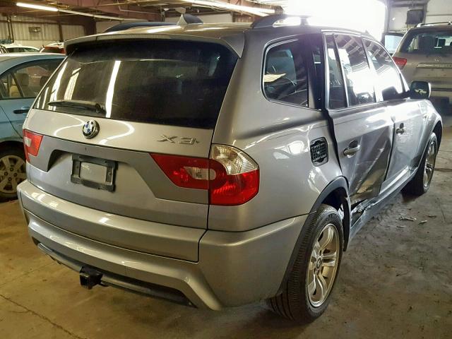 WBXPA93406WG83456 - 2006 BMW X3 3.0I GRAY photo 4