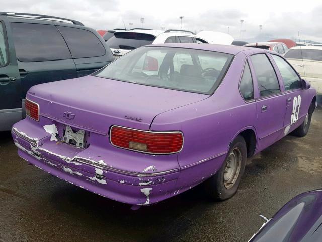 1G1BL52P7TR118420 - 1996 CHEVROLET CAPRICE / PURPLE photo 4