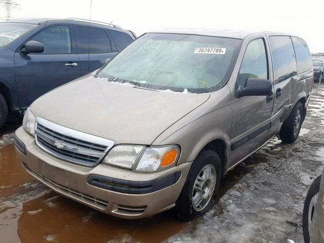 1GNDX03E43D266632 - 2003 CHEVROLET VENTURE BEIGE photo 2