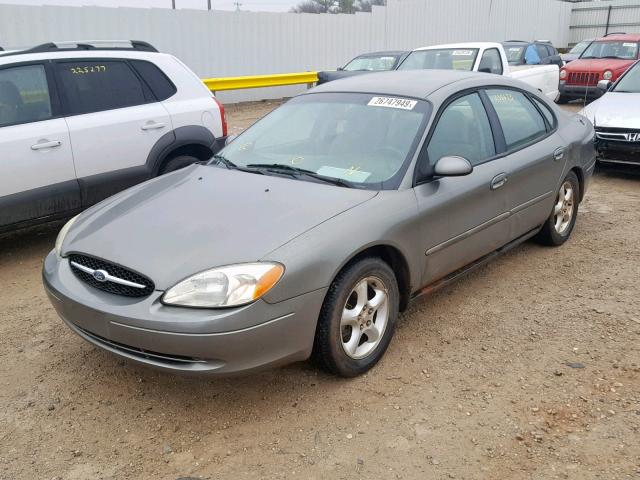 1FAFP55U81G172189 - 2001 FORD TAURUS SES GREEN photo 2