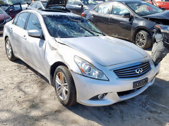 JN1CV6AR4AM251681 - 2010 INFINITI G37 SILVER photo 1