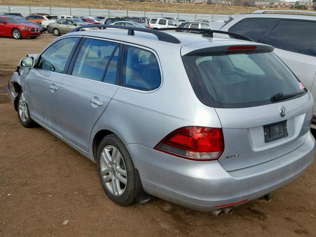 3VWML7AJ3CM662257 - 2012 VOLKSWAGEN JETTA TDI SILVER photo 3