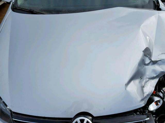 3VWML7AJ3CM662257 - 2012 VOLKSWAGEN JETTA TDI SILVER photo 7